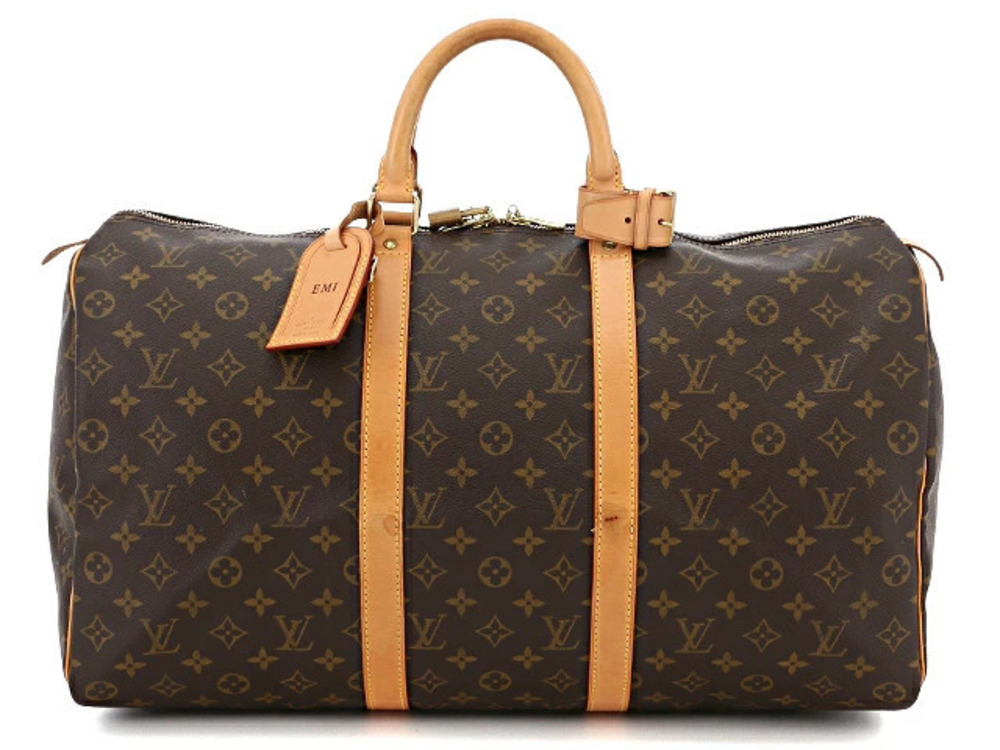 LOUIS VUITTON Keepall Boston Bag Monogram